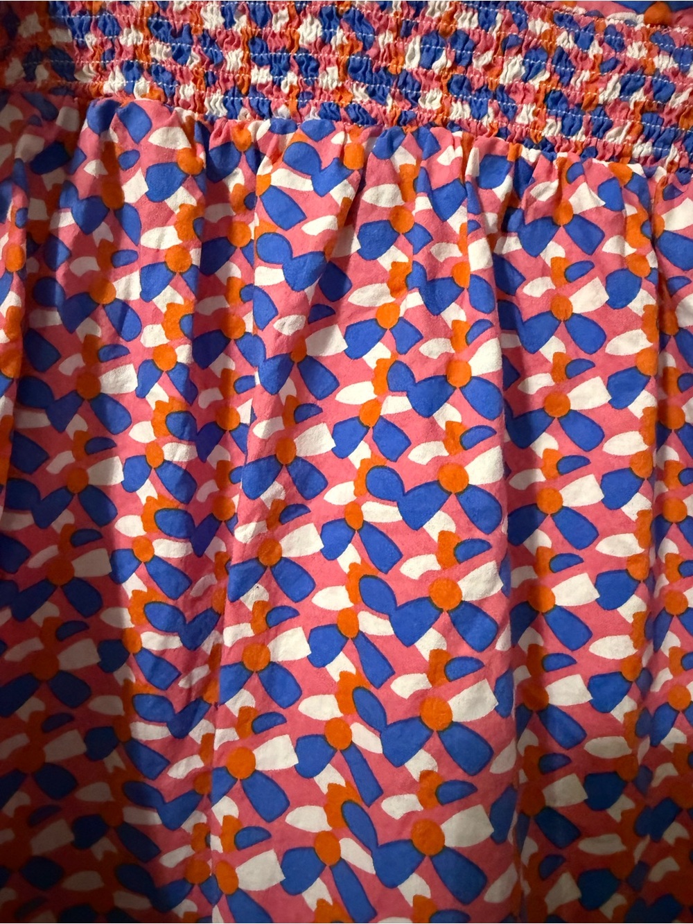 THML Smocked Flutter Sleeve Top- M - Picture 3 of 7